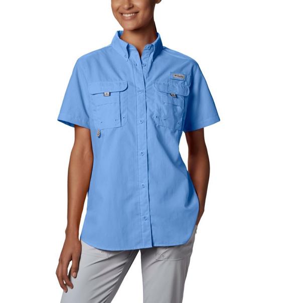 Columbia PFG Bahama Shirts White For Women's NZ53918 New Zealand